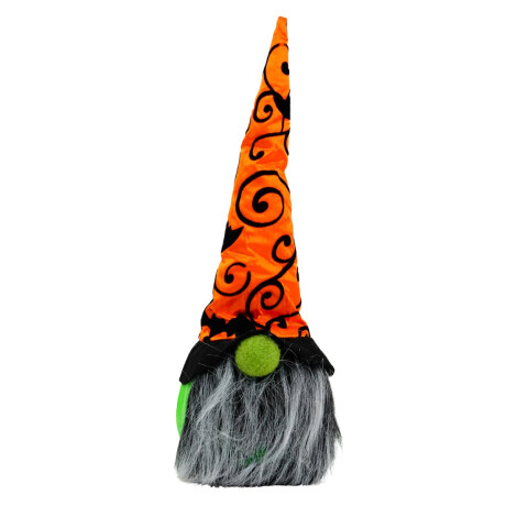 Calabaza de plastico con gorro y barba 28cm Calabaza de plastico con gorro y barba 28cm