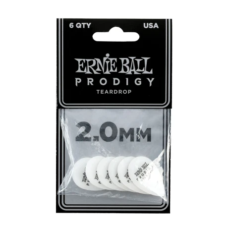 PUA GUITARRA PACK ERNIE BALL PRODIGY TEARDROP 2.0MM 6PCS PUA GUITARRA PACK ERNIE BALL PRODIGY TEARDROP 2.0MM 6PCS
