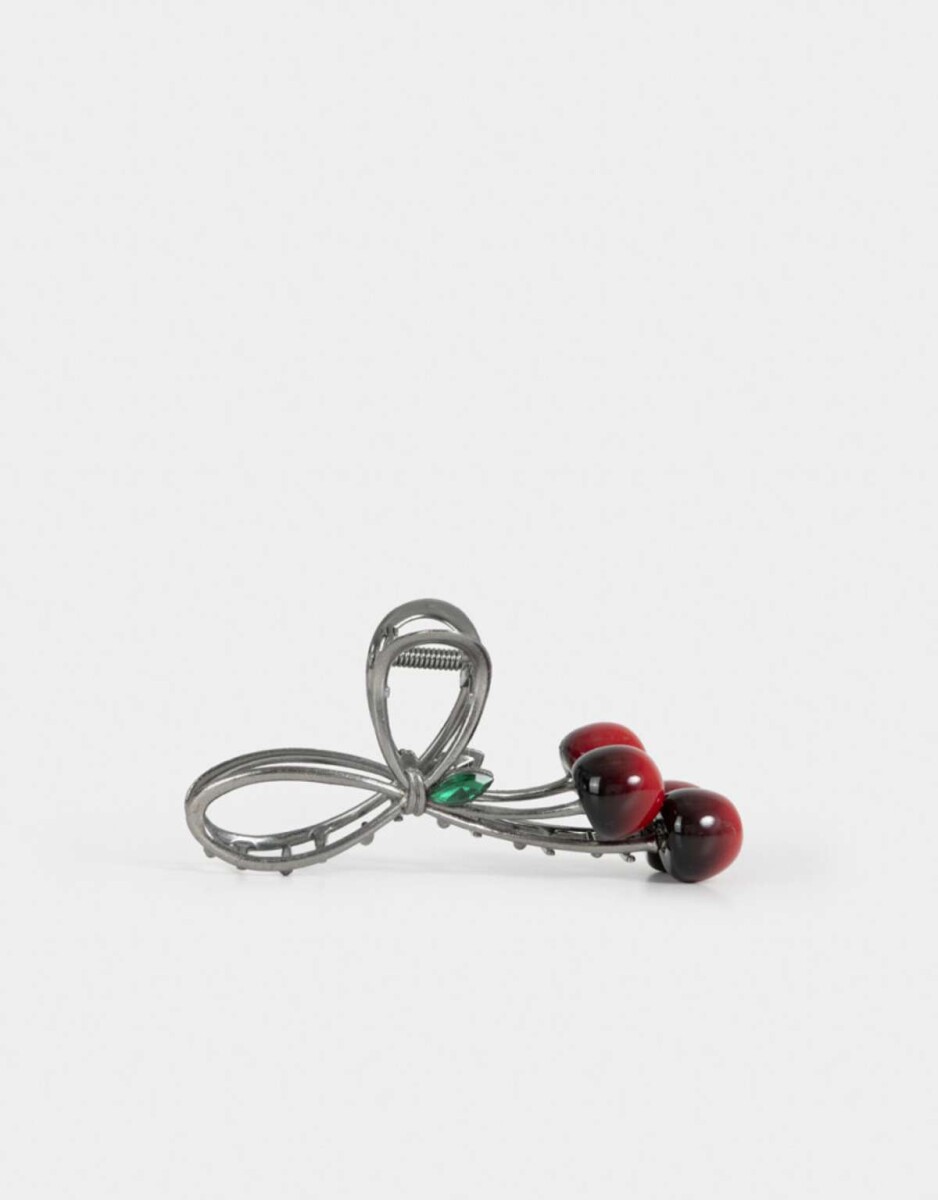 Broche Frutas - Plateado Hematite 