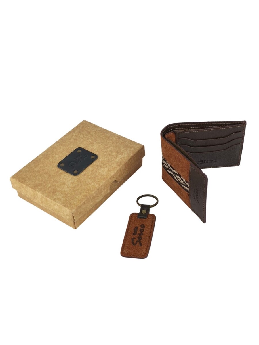 Set de billetera 58 con llavero - oxido 