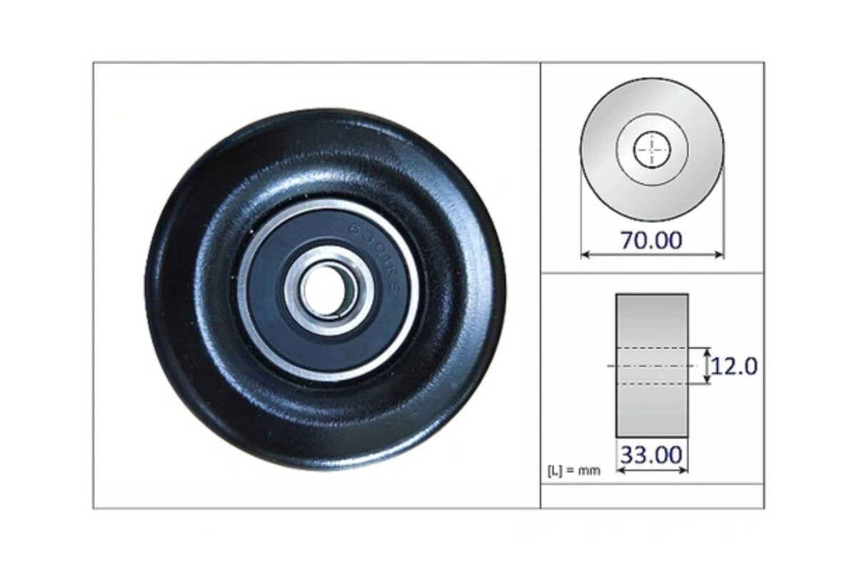 Polea Del Tensor Guia De Correa Nissan Navara/D23 Frontier Np300 11-25 Polea Del Tensor Guia De Correa Nissan Navara/D23 Frontier Np300 11-25