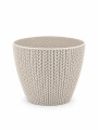 MACETA DOTS OFF WHITE
