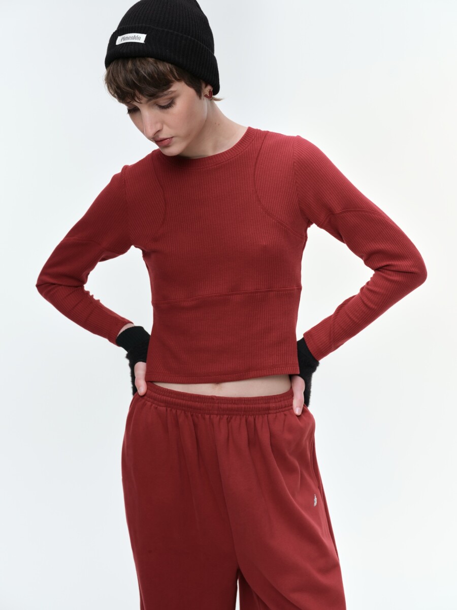Remera Phoebe - Burdeos 