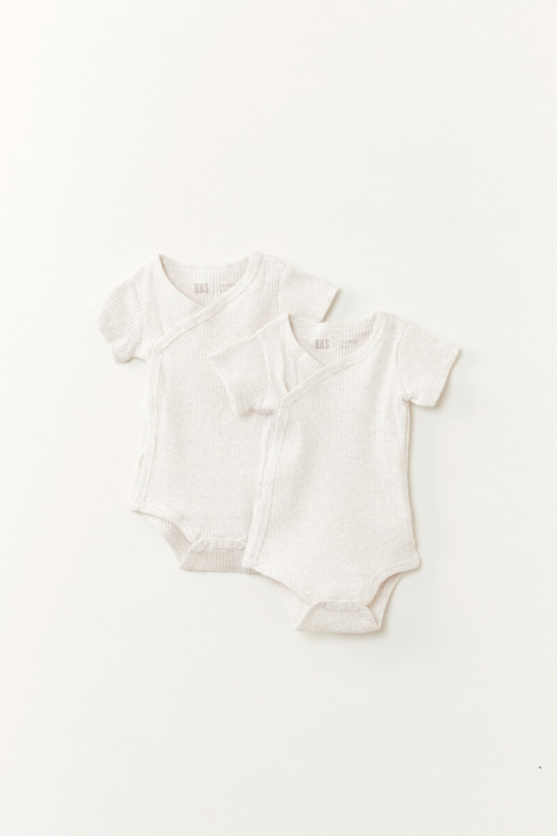 Pack x2 body rib - Beige 