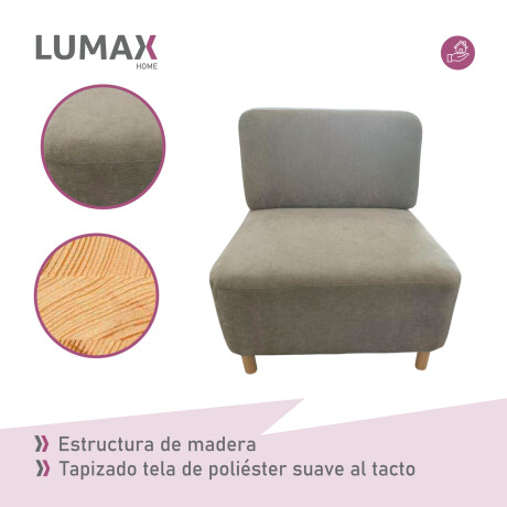 Pack x2 Sillón Modular Lumax de encastre Orebo en caja Gris