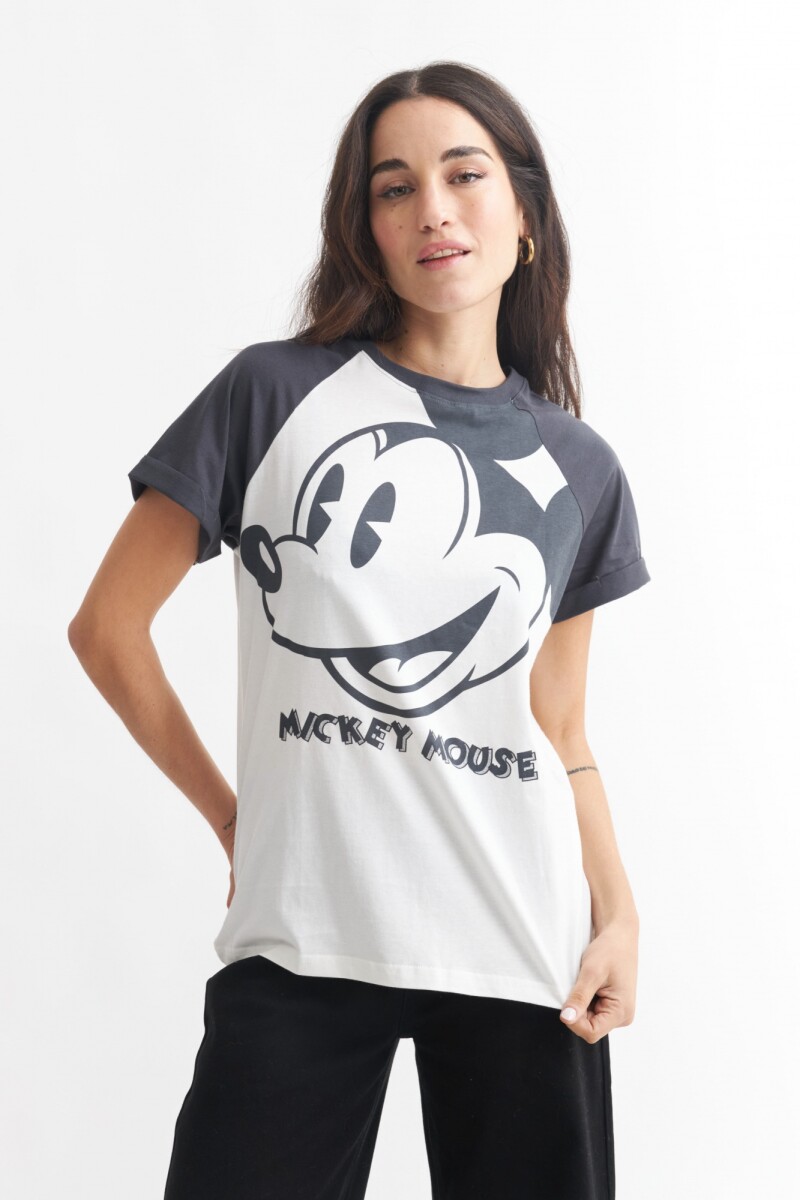 Camiseta dama Mickey CRUDO