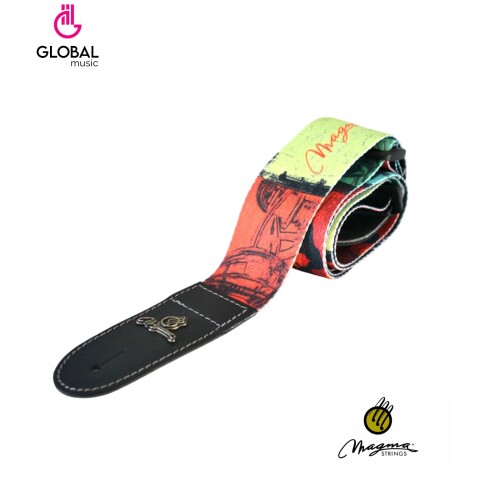 Correa Para Guitarra Magma Poliéster Skater c/logo Correa Para Guitarra Magma Poliéster Skater c/logo