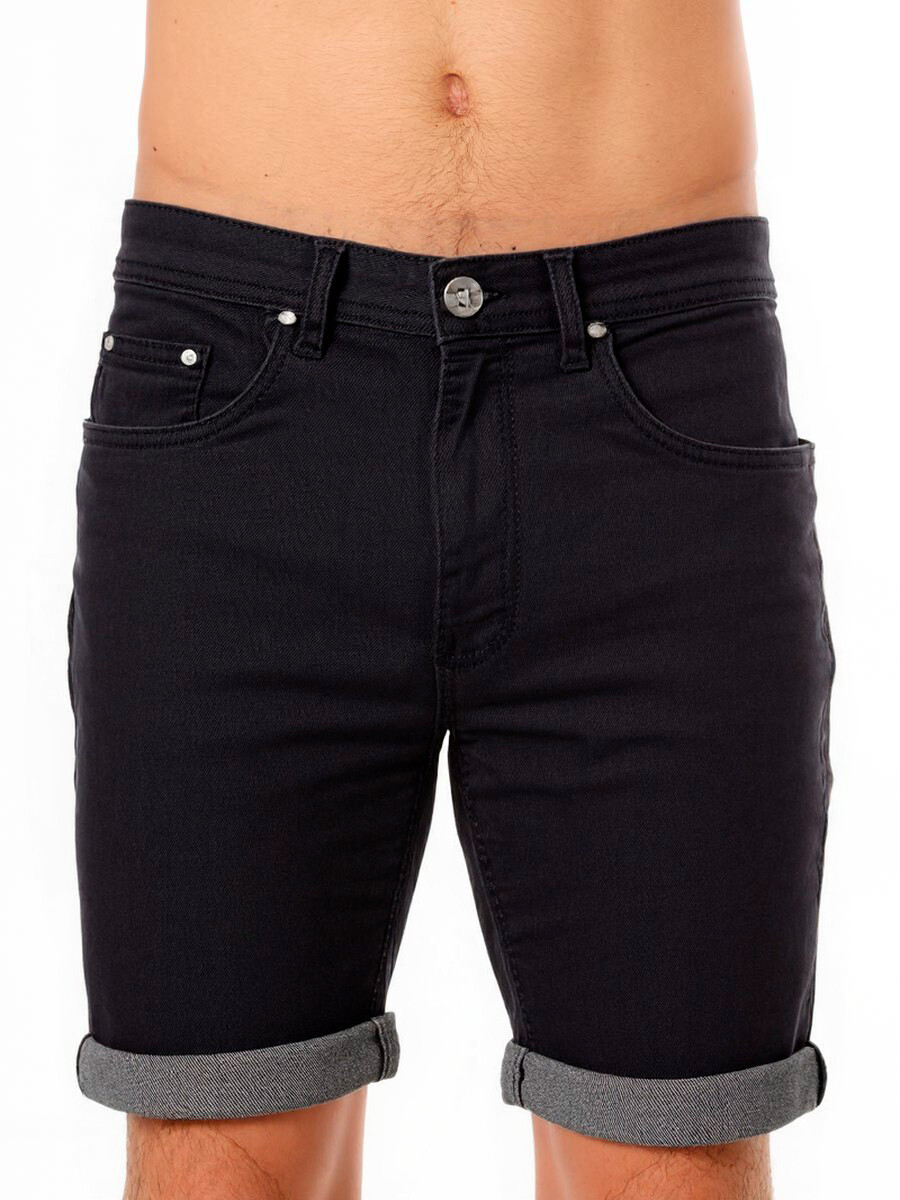 BERMUDA JEAN BIZON - Negro 