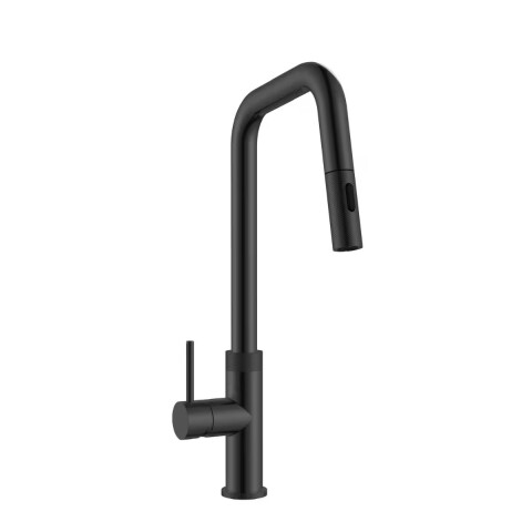 Grifería de Cocina Monocomando de mesada Virtus Extensible Negro Mate Grifería De Cocina Monocomando De Mesada Virtus Extensible Negro Mate