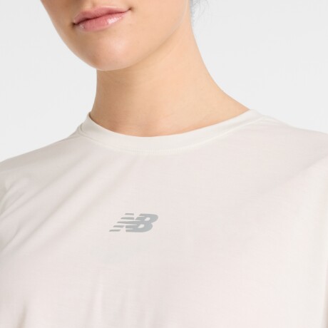 Remera New Balance de Dama - Drapey Relaxed - WT51133SST WHITE