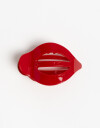 Broche Acrilico Broche Formato Moda - Rojo Medio