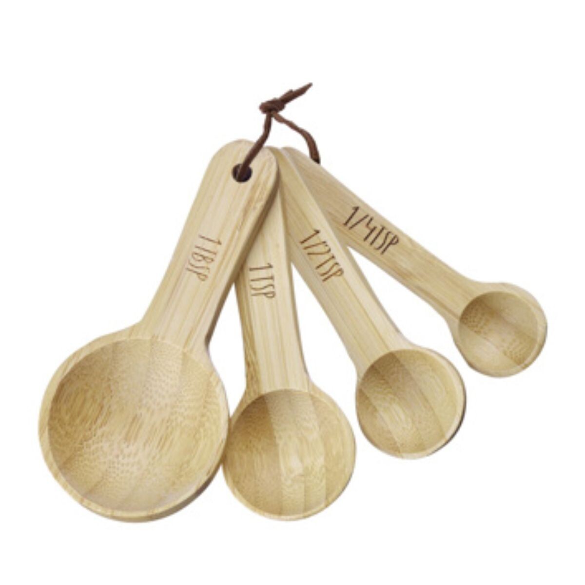 Cucharas Medidoras Set x 4 unidades de Bambú 