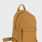 Longchamp -Mochila de cuero con bolsillos, Le pliege 3D Mostaza