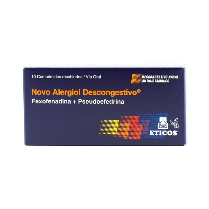 NOVO ALERGIOL DESCONG. CJ X 10 COMPRIMID única