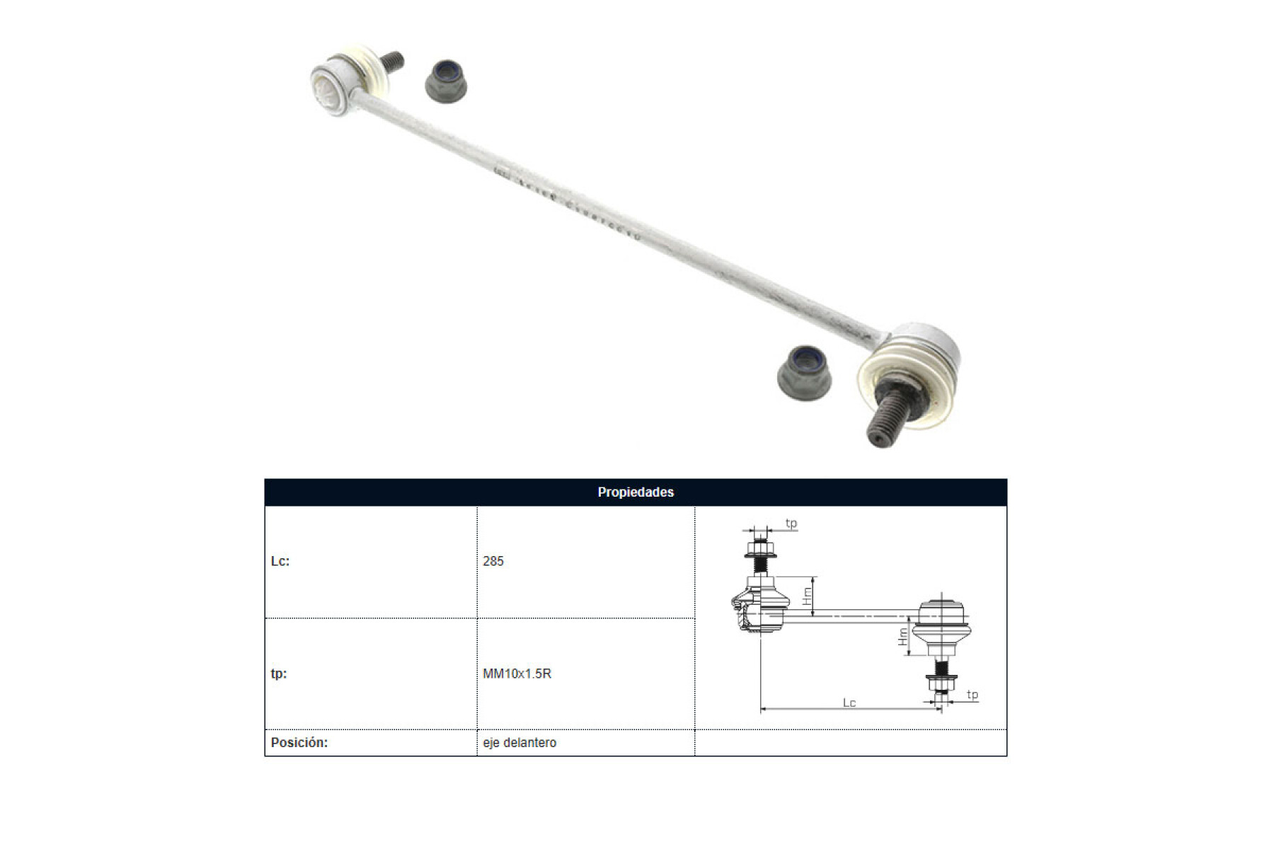 Bieleta Ford Fiesta 06-25 Der/Izq 