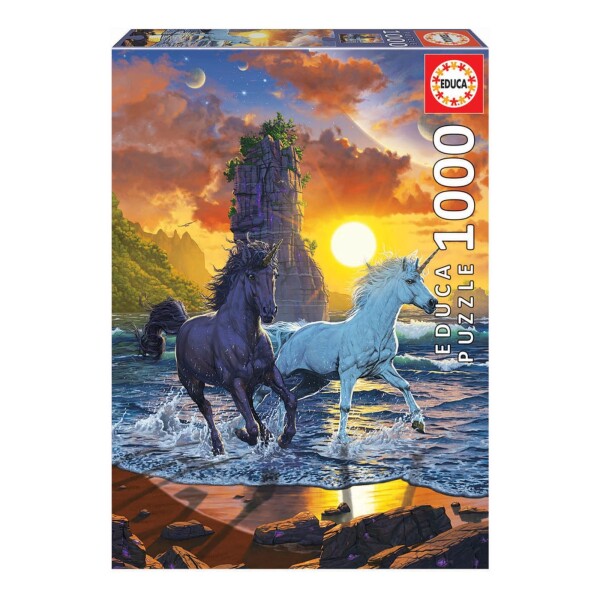 Puzzle Rompecabeza Educa Unicornios En La Playa 1000 Piezas Puzzle Rompecabeza Educa Unicornios En La Playa 1000 Piezas