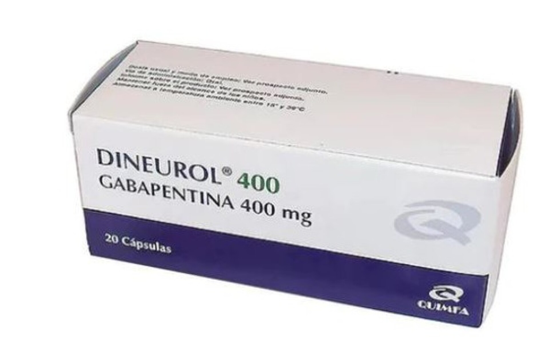 Dineurol 400mg 20 Cápsulas 