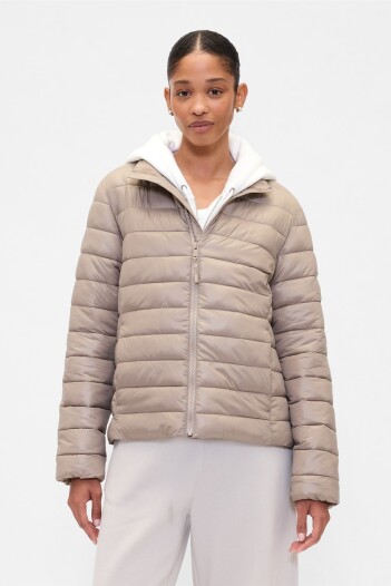 Campera Puffer Mujer Medium Cool Brown