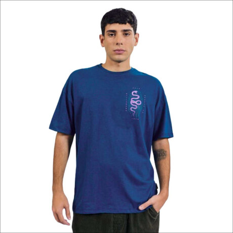 Remera Billabong Serpiente Over Azul