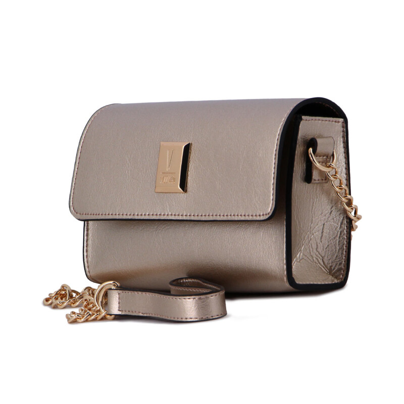 Cartera Mujer Vizzano Con Correa Larga Dorado