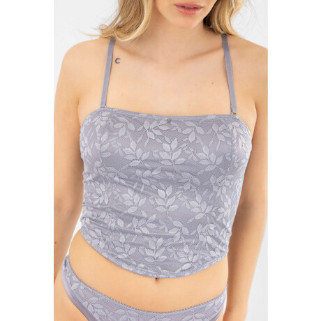Corset strapless lavanda Lavander