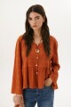 CAMISA BOHEME BRICK