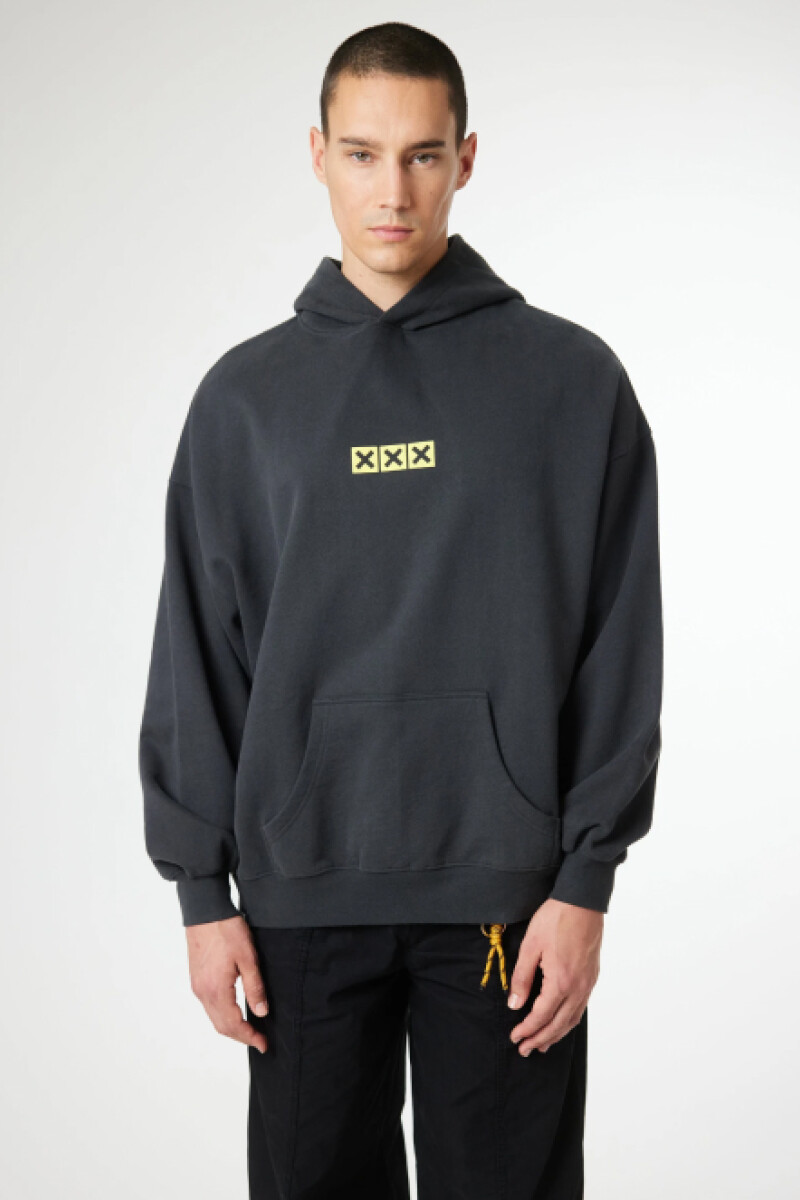 Hoodie Blue Banana - Native Anthracite