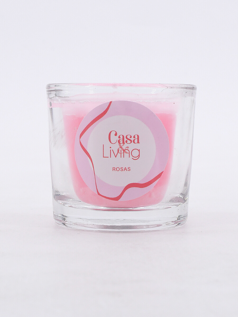 VELA VOTIVO JAZMÍN - ROSADO 