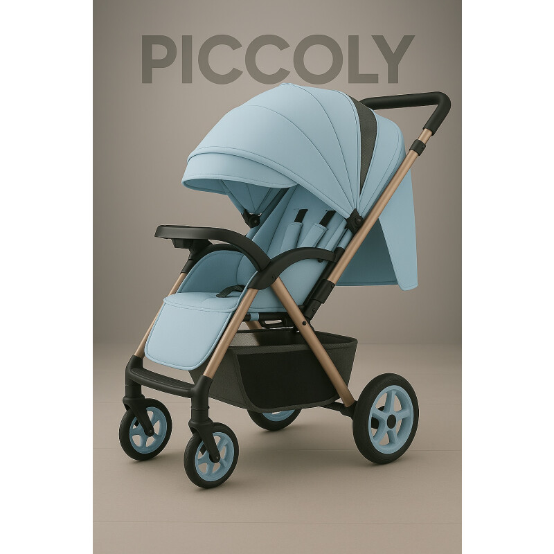 Coche Carriola de Paseo Para Bebe Plegable Verde