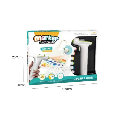 Lápiz Aerógrafo Infantil P/ Pintar 17p + Accesorios Lápiz Aerógrafo Infantil P/ Pintar 17p + Accesorios