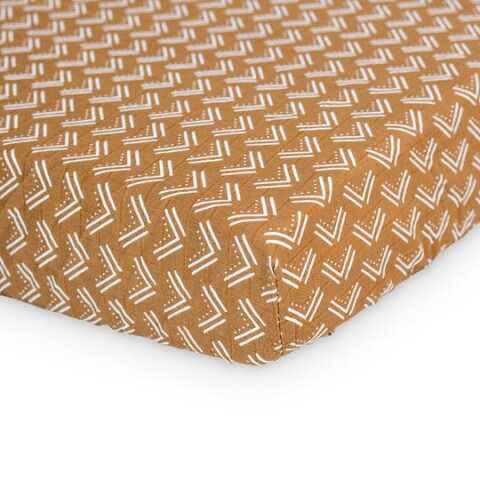 LJ7CRIB Sábana Bajera Para Bebés - Mudcloth (135x70cm)
