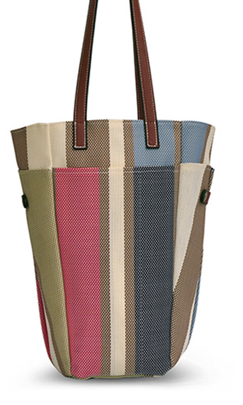 BOLSA MATERA AFRODITA FUCSIA, JEAN Y CRUDO