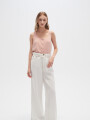 Pantalon Ravon Blanco