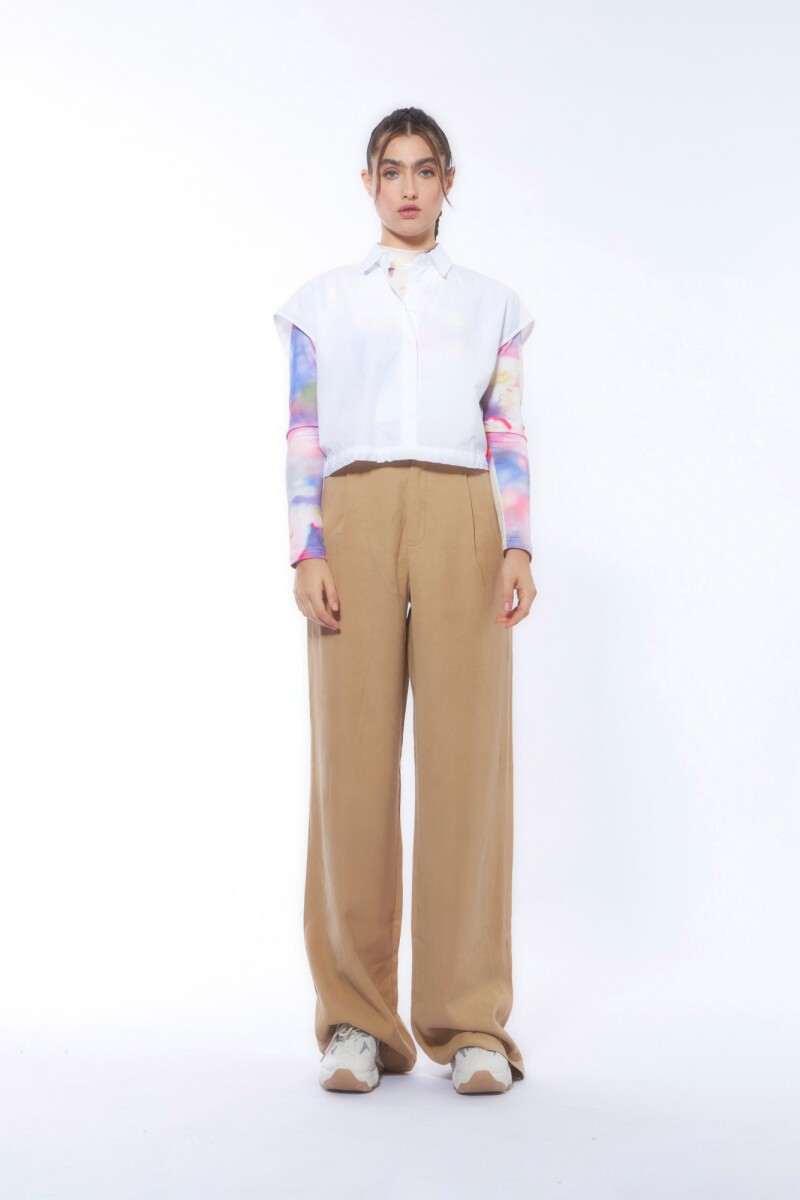 Top floral multicolor