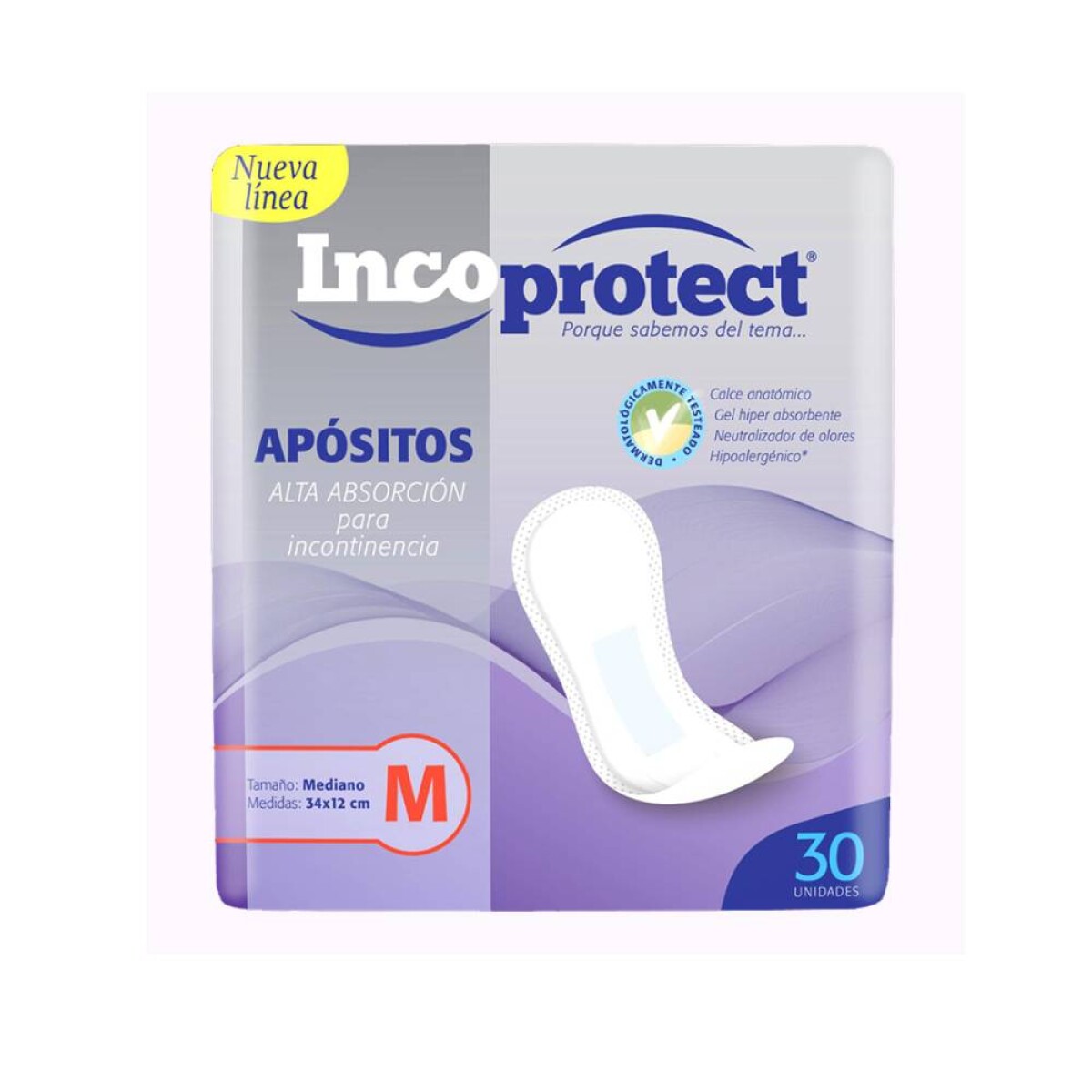 Incoprotect Aposito Talle M 30 unidades 