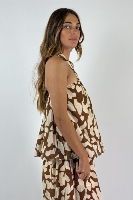 TOP AURELIA Marron