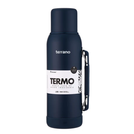 Termo Terrano Premium 1L Base de Silicona AZUL