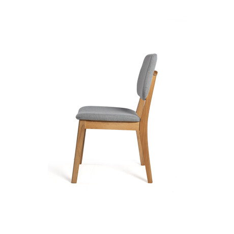 Silla Classic - Tela Rústica Ceniza Claro