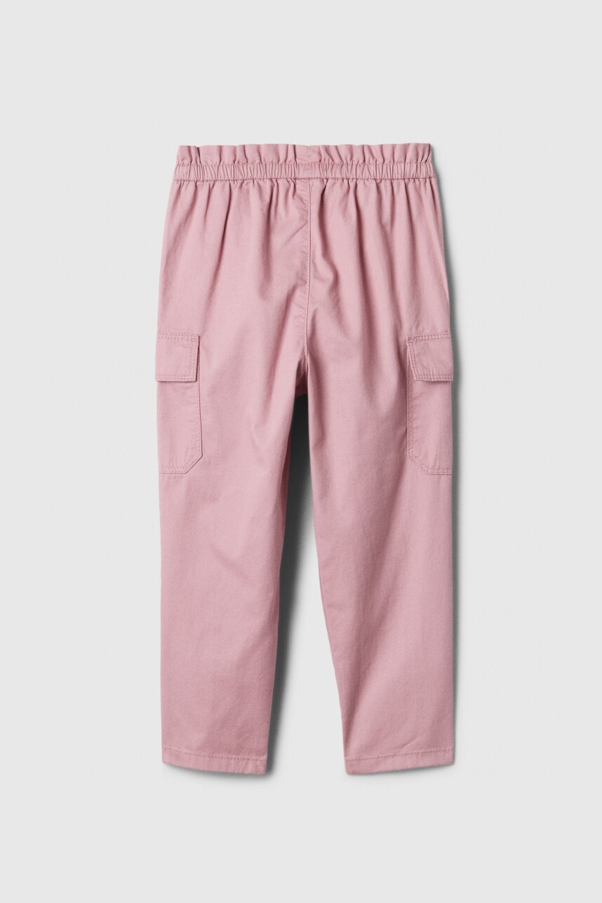 Pantalón Cargo Toddler Niña Lilas Pink 16-1708 Tcx