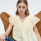 Blusa Glebe Amarillo Palido