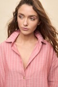 CAMISA SAUZAL STRIPED Rojo