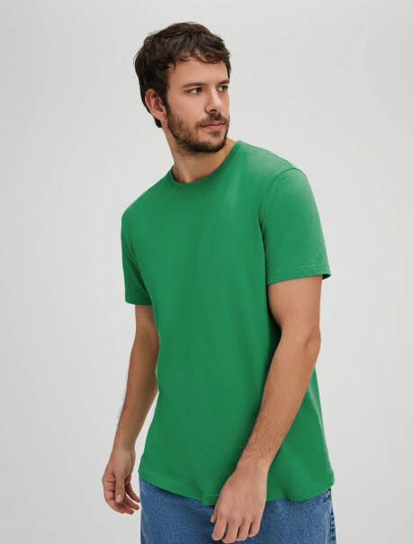 CAMISETA BÁSICA UNISSEX VERDE