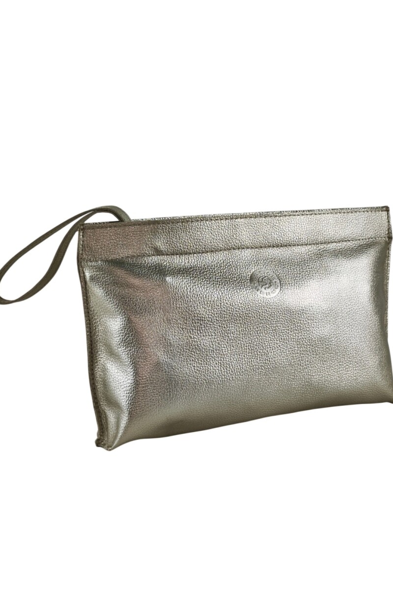 Sobre de mujer en cuero Champagne