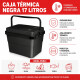 Conservadora térmica 17 lts NEGRO