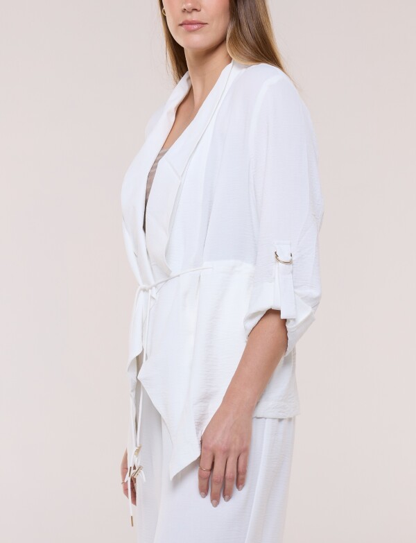 Chaqueta Cintura Ajustable CRUDO