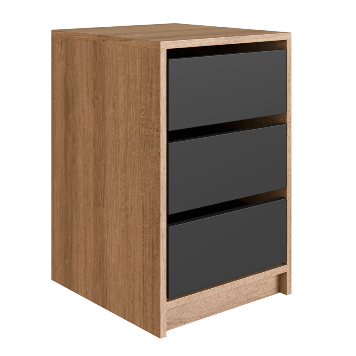 Cajonera 3 cajones 36x40x57 GRAFITO CON MIEL 