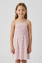 Vestido tirantes estampa floral ROSA
