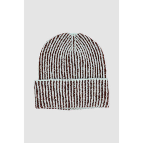Gorro bicolor morely dama Celeste