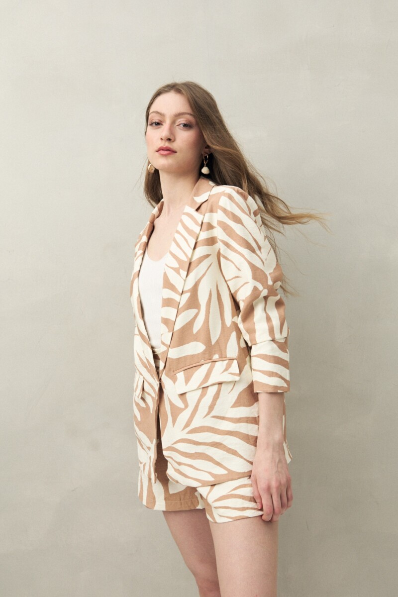 BLAZER IRENE Beige Oscuro