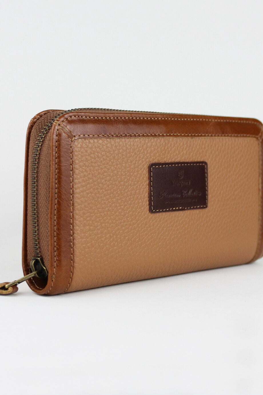 Billetera Cala con marco Beige